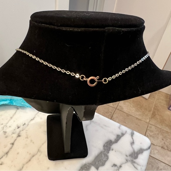 Geometric acrylic abstract art statement bib necklace goth punk Gaga - Picture 5 of 5